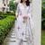 women floral printed regular cotton kurta with trousers & with dupatta