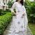 women floral printed regular cotton kurta with trousers & with dupatta