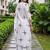 women floral printed regular cotton kurta with trousers & with dupatta