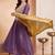 women ethnic motifs embroidered regular kurta with trousers & with dupatta