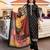 women ethnic motifs printed regular kurta with trousers & with dupatta