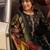 women ethnic motifs printed regular kurta with trousers & with dupatta