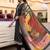 women ethnic motifs printed regular kurta with trousers & with dupatta