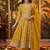 women ethnic motifs embroidered empire kurta with trousers & with dupatta