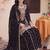 women ethnic motifs embroidered regular kurta with sharara & with dupatta