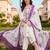 women floral printed regular kurta with trousers & with dupatta