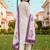 women floral printed regular kurta with trousers & with dupatta