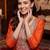 women ethnic motifs embroidered regular kurta with sharara & with dupatta
