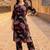 women paisley printed regular cotton kurta with trousers