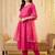 women empire gotta patti kurta with trousers & with dupatta