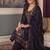 women ethnic motifs embroidered regular sequinned kurta with trousers & with dupatta