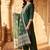 women ethnic motifs embroidered regular thread work liva kurta with trousers & with dupatta