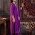 women floral embroidered regular thread work liva kurta with trousers & with dupatta
