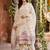 women ethnic motifs printed regular thread work kurta with trousers & with dupatta
