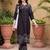 women floral printed regular cotton kurta with trousers