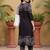 women floral printed regular cotton kurta with trousers