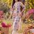 women printed regular kurta with trousers
