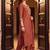 women floral embroidered regular liva kurta with trousers & with dupatta