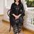 women ethnic motifs printed regular cotton kurta with trousers