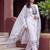 women ethnic motifs embroidered regular mirror work cotton kurta with trousers & with dupatta
