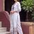 women ethnic motifs embroidered regular mirror work cotton kurta with trousers & with dupatta