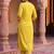 women ethnic motifs embroidered regular sequinned kurta with trousers