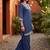 women ethnic motifs embroidered regular thread work linen kurta with palazzos