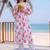 women floral printed regular cotton kurta with trousers