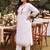 women floral embroidered regular beads and stones kurta with trousers & with dupatta