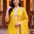 women ethnic motifs regular thread work kurta with trousers & with dupatta