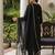 women ethnic motifs embroidered regular thread work liva kurta with trousers & with dupatta