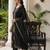 women ethnic motifs embroidered regular thread work liva kurta with trousers & with dupatta