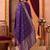 women ethnic motifs embroidered regular kurta with trousers & with dupatta