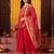 women floral embroidered regular thread work kurta with trousers & with dupatta