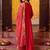 women floral embroidered regular thread work kurta with trousers & with dupatta