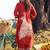 women ethnic motifs printed regular kurta with trousers