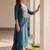 women ethnic motifs embroidered regular thread work liva kurta with palazzos