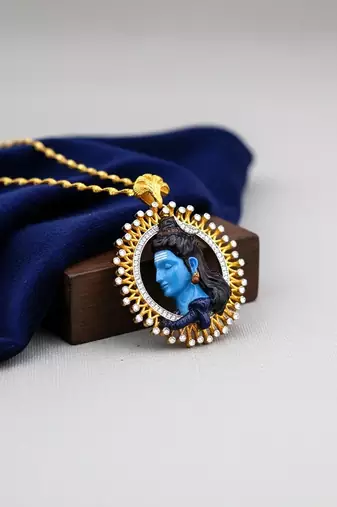 Pure 925 silver premium divine lord shiva pendant for men & women