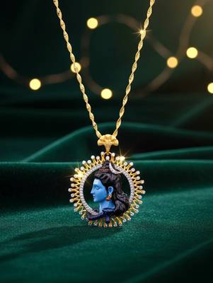 Pure 925 silver premium divine lord shiva pendant for men & women 3