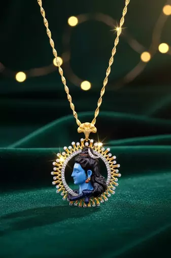 Pure 925 silver premium divine lord shiva pendant for men & women