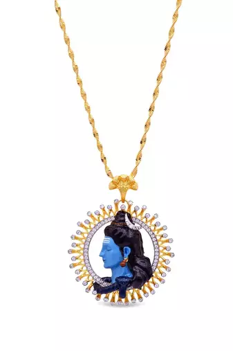 Pure 925 silver premium divine lord shiva pendant for men & women