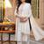 women ethnic motifs regular thread work kurta with trousers & with dupatta