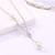 Pure 925 silver pearl with leaf pendant for women