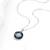 Pure 925 silver evil eye pendant for women