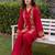 women ethnic motifs embroidered regular thread work kurta with palazzos