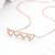 Pure 925 silver love pendant for women