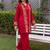 women ethnic motifs embroidered regular thread work kurta with palazzos