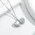 Pure 925 silver shell pendant for women
