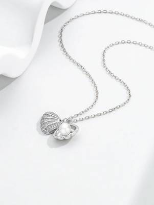 Pure 925 silver shell pendant for women 2