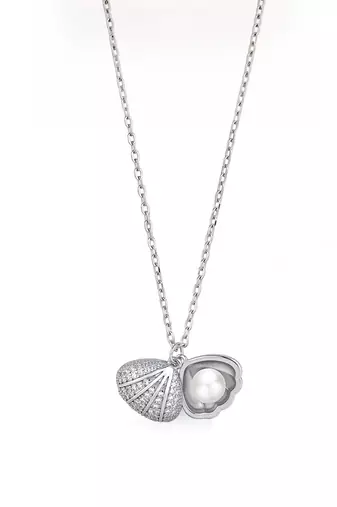Pure 925 silver shell pendant for women